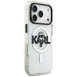 Karl Lagerfeld IML Karl Sketch Logo MagSafe Case for iPhone 17 Pro - Transparent - Uncategorized Cases (2) - Cases - Techbox