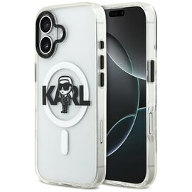 Karl Lagerfeld IML Karl Sketch Logo MagSafe Case for iPhone 17 - Transparent | Techbox