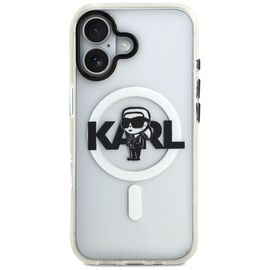 Karl Lagerfeld IML Karl Sketch Logo MagSafe Case for iPhone 17 - Transparent - Uncategorized Cases (2) - Cases - Techbox