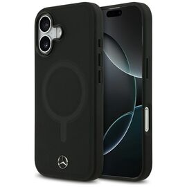 Mercedes Plain Smooth Leather MagSafe case for iPhone 17 - black - Apple Cases - Cases - Techbox