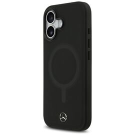 Mercedes Plain Smooth Leather MagSafe case for iPhone 17 - black - Apple Cases - Cases - Techbox