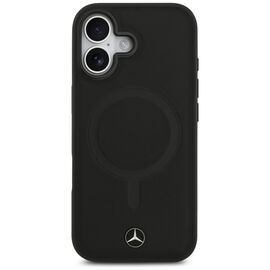 Mercedes Plain Smooth Leather MagSafe case for iPhone 17 - black - Apple Cases - Cases - Techbox