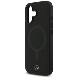 Mercedes Plain Smooth Leather MagSafe case for iPhone 17 - black - Apple Cases - Cases - Techbox