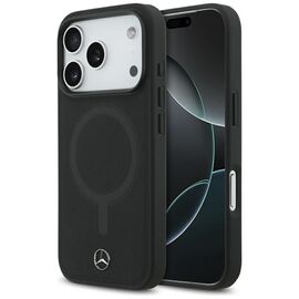 Mercedes Plain Smooth Leather MagSafe Case for iPhone 17 Pro - Black - Apple Cases - Cases - Techbox