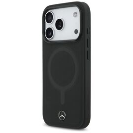 Mercedes Plain Smooth Leather MagSafe Case for iPhone 17 Pro - Black - Apple Cases - Cases - Techbox