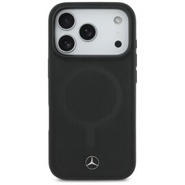 Mercedes Plain Smooth Leather MagSafe Case for iPhone 17 Pro - Black - Apple Cases - Cases - Techbox