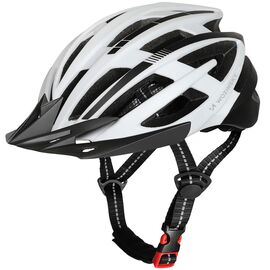 Wozinsky MTB Bike Helmet with USB Rear Light M - Black and White | Techbox