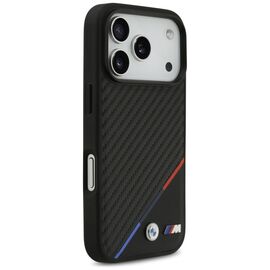 BMW M Carbon Tricolor Line MagSafe Case for iPhone 17 Pro - Black - Apple Cases - Cases - Techbox