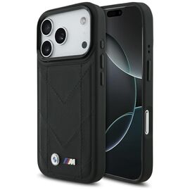 BMW M Quilted Logo MagSafe Case for iPhone 17 Pro - Black - Apple Cases - Cases - Techbox