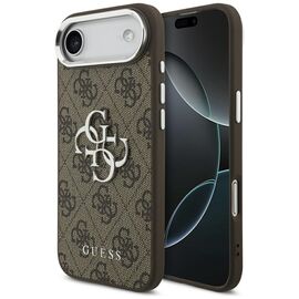 Guess 4G Big 4G Classic Logo case for iPhone 17 Air - brown and silver | Techbox