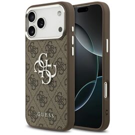Guess 4G Big 4G Classic Logo Case for iPhone 17 Pro Max Brown - Silver | Techbox