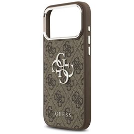 Guess 4G Big 4G Classic Logo Case for iPhone 17 Pro Max Brown - Silver - Uncategorized Cases (2) - Cases - Techbox
