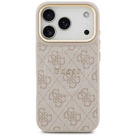 Guess 4G PU Classic Logo MagSafe Case for iPhone 17 Pro - Pink - Uncategorized Cases (2) - Cases - Techbox
