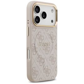 Guess 4G PU Classic Logo MagSafe Case for iPhone 17 Pro - Pink - Uncategorized Cases (2) - Cases - Techbox
