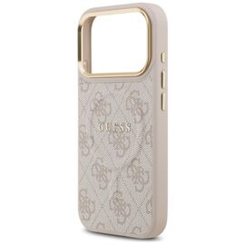 Guess 4G PU Classic Logo MagSafe Case for iPhone 17 Pro - Pink - Uncategorized Cases (2) - Cases - Techbox