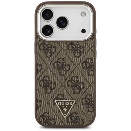 Guess 4G Triangle Logo MagSafe case for iPhone 17 Pro - brown - Uncategorized Cases (2) - Cases - Techbox