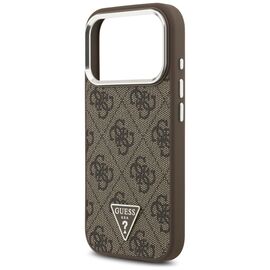 Guess 4G Triangle Logo MagSafe case for iPhone 17 Pro - brown - Uncategorized Cases (2) - Cases - Techbox