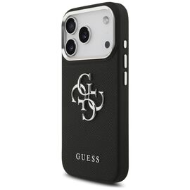 Guess Grained Big 4G Classic Logo case for iPhone 17 Pro - black - Uncategorized Cases (2) - Cases - Techbox
