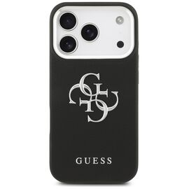 Guess Grained Big 4G Classic Logo case for iPhone 17 Pro - black - Uncategorized Cases (2) - Cases - Techbox