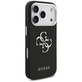 Guess Grained Big 4G Classic Logo case for iPhone 17 Pro - black - Uncategorized Cases (2) - Cases - Techbox