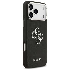 Guess Grained Big 4G Classic Logo case for iPhone 17 Pro Max - black - Uncategorized Cases (2) - Cases - Techbox