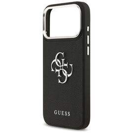 Guess Grained Big 4G Classic Logo case for iPhone 17 Pro Max - black - Uncategorized Cases (2) - Cases - Techbox