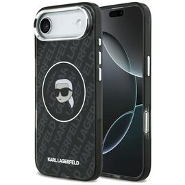 Karl Lagerfeld IML Karl Head Logo MagSafe Case for iPhone 17 Air - Black | Techbox
