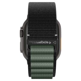 Strap Spigen WBF1 Strap for Apple Watch 44 / 45 / 46 / 49 mm - Black and Green - Accessories - Smartwatches & Accessories - Techbox
