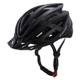 Wozinsky MTB Bike Helmet with USB Rear Light L - Black | Techbox