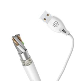 Dudao USB / Lightning cable 2.4A 1m white (L4L 1m white) - Cables & Adapters - Cables & Accessories - Techbox