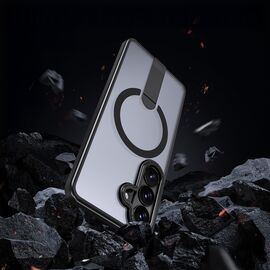 Hybrid Armor X Case for Samsung Galaxy S26 with Stand, Compatible with MagSafe - Black | Techbox