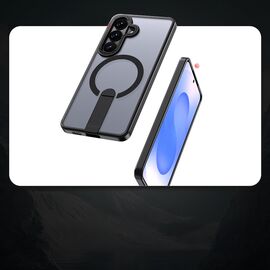 Hybrid Armor X Case for Samsung Galaxy S26 with Stand, Compatible with MagSafe - Black | Techbox