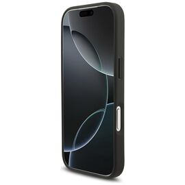 Mercedes Leather Large Laurel Leave MagSafe Case for iPhone 17 Pro - Black and Gray - Apple Cases - Cases - Techbox