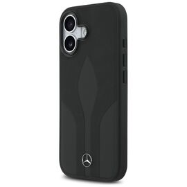 Mercedes Leather The Move MagSafe case for iPhone 17 - black - Apple Cases - Cases - Techbox