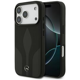 Mercedes Leather The Move MagSafe Case for iPhone 17 Pro - Black - Apple Cases - Cases - Techbox