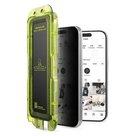 Ringke Easy Slide 2-pack Privacy Glass for iPhone 17 Pro - Black