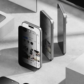 Ringke Easy Slide 2-pack Privacy Glass for iPhone 17 Pro - Black
