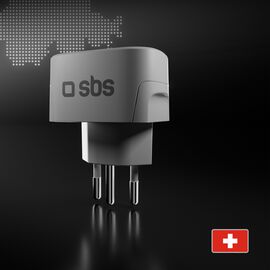 Adapter from CH wall plug to Universal plug