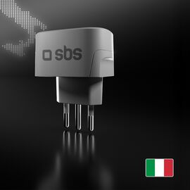 Adapter from IT wall plug to Universal plug