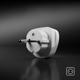 Adapter from Shucko/DE wall plug to Universal plug