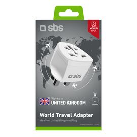 Adapter from UK wall plug to Universal plug