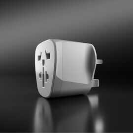 Adapter from UK wall plug to Universal plug