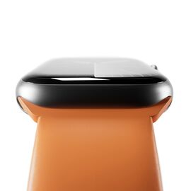 Puro Icon Silicone Strap for Apple Watch 44 / 45 / 46 / 49 mm - Orange - Accessories - Smartwatches & Accessories - Techbox