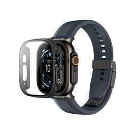 AmazingThing Radix Glass Screen Protector with Case for Apple Watch UItra 3 49mm - Black - Accessories - Smartwatches & Accessories - Techbox