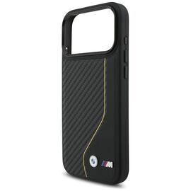 BMW M Carbon Line &amp; Logo MagSafe Case for iPhone 17 Pro Max - Yellow | Techbox