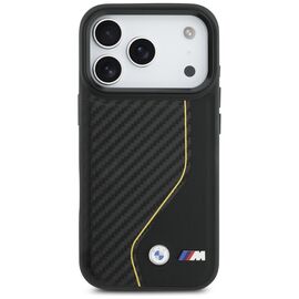 BMW M Carbon Line &amp; Logo MagSafe Case for iPhone 17 Pro - Yellow | Techbox