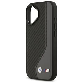 BMW M Carbon Logo MagSafe Case for iPhone 17 - Black and Gray | Techbox