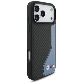 BMW M Carbon Logo MagSafe Case for iPhone 17 Pro Max - Blue | Techbox