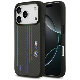 BMW M Kevlar Lines &amp; Logo MagSafe Case for iPhone 17 Pro - Black - Apple Cases - Cases - Techbox