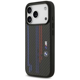 BMW M Kevlar Lines &amp; Logo MagSafe Case for iPhone 17 Pro - Black - Apple Cases - Cases - Techbox